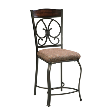 Picture of The Vinci 24 in. Upholstered Barstool