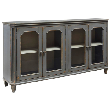 T505-662 Ashley Antique Gray Accent Console