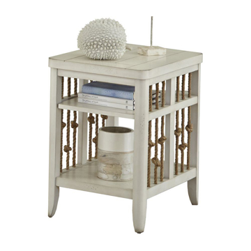 Picture of Reef White Chairside Table