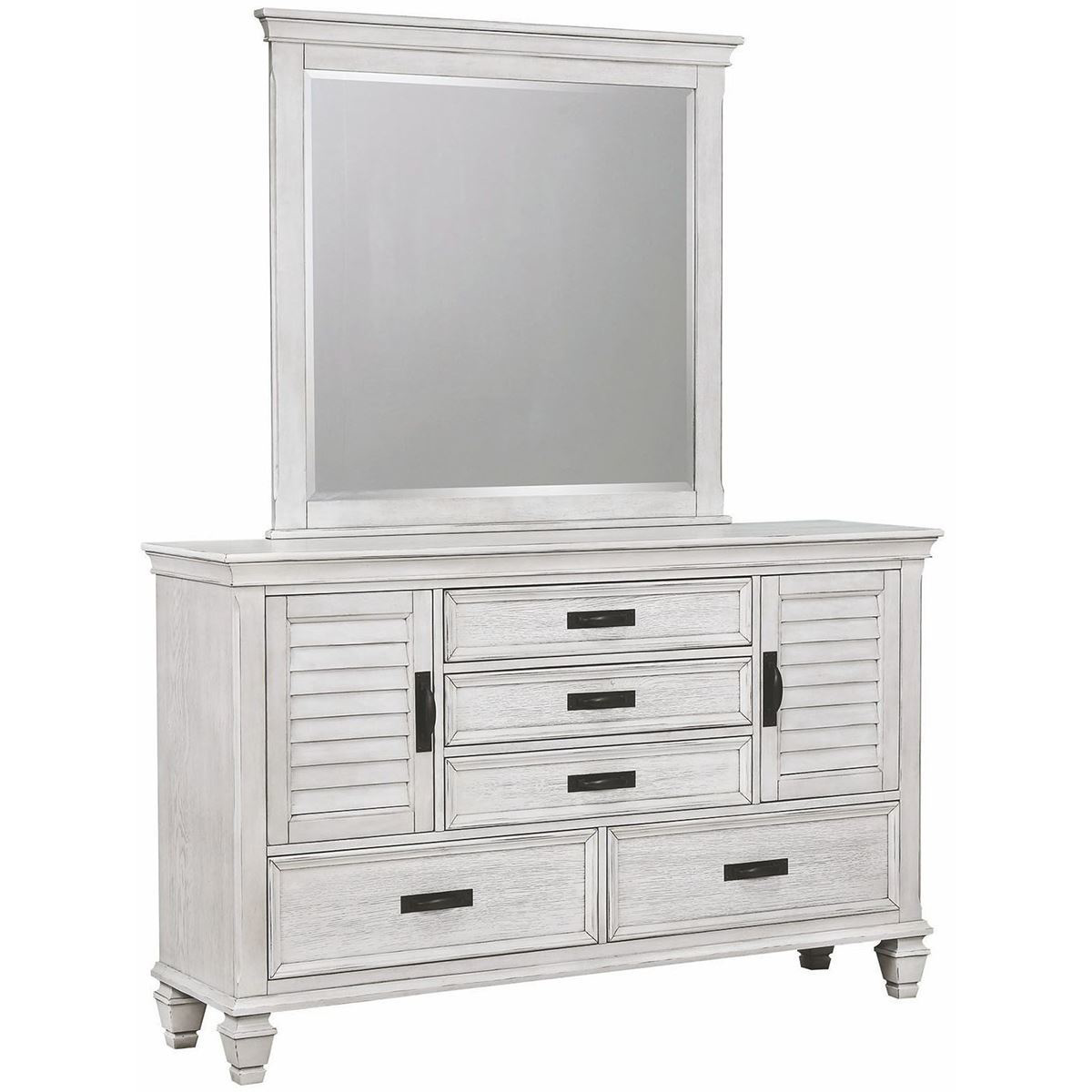 Picture of NASSAU ANTIQUE WHITE BEDROOM COLLECTION