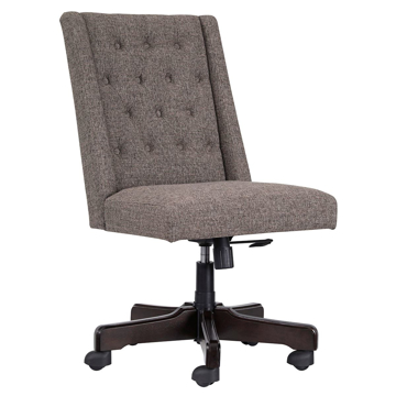 Picture of Grey Tufted Desk Chair