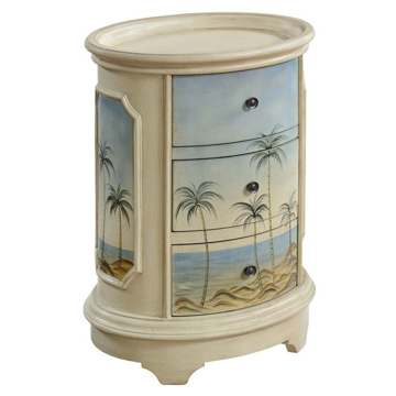 Picture of 3 Drawer Oval Chest