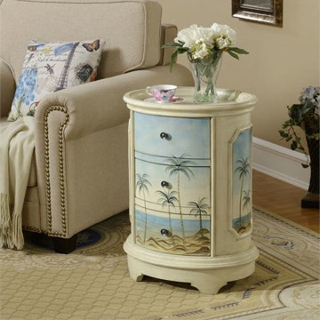 Picture of 3 Drawer Oval Chest