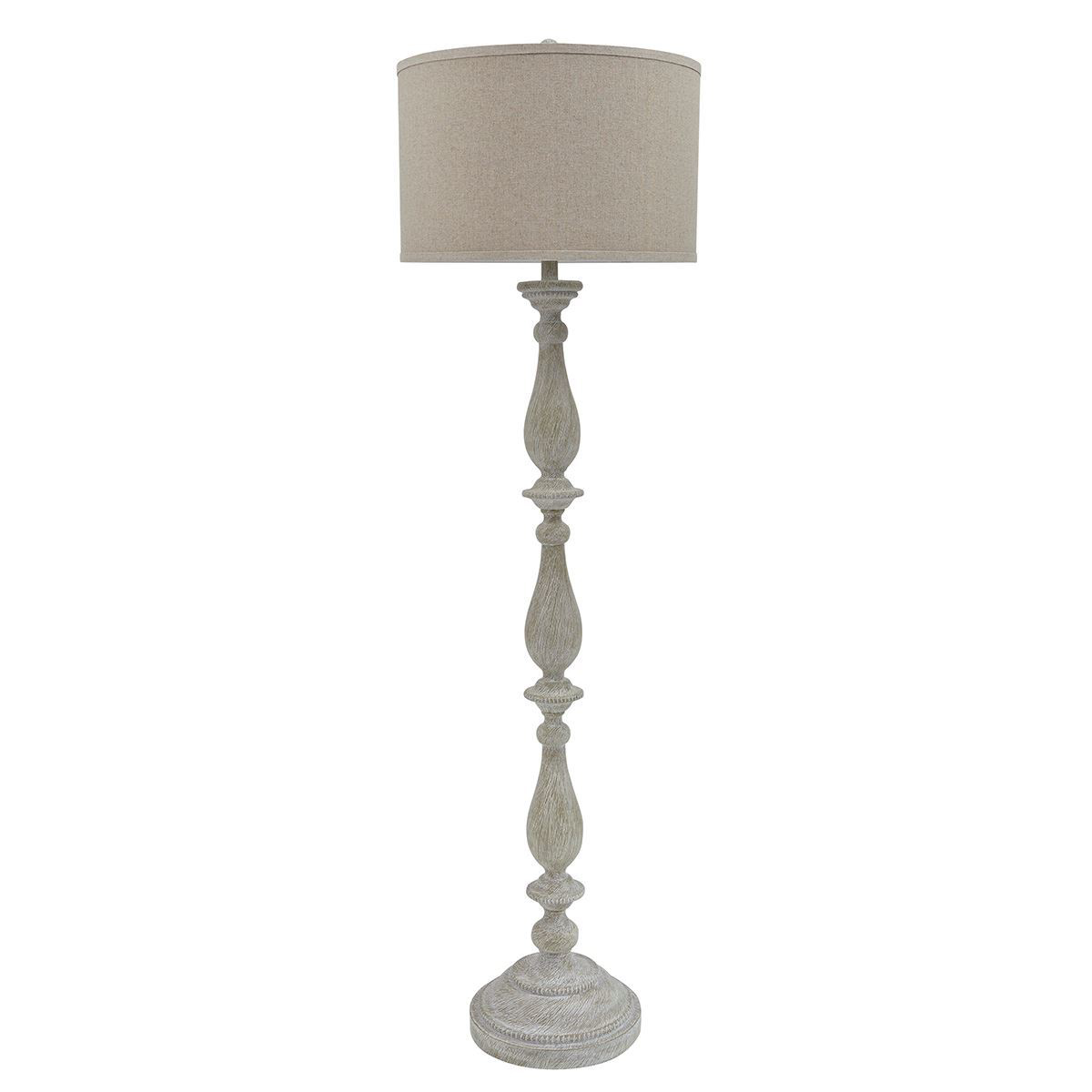 Picture of Bernadate White Floor Lamp