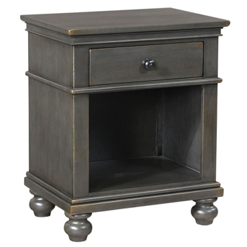 Picture of Oxford 1 Drawer Nightstand In Peppercorn
