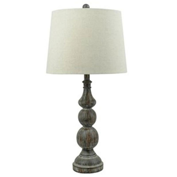 Picture of Mair Antique Black Lamp Pair