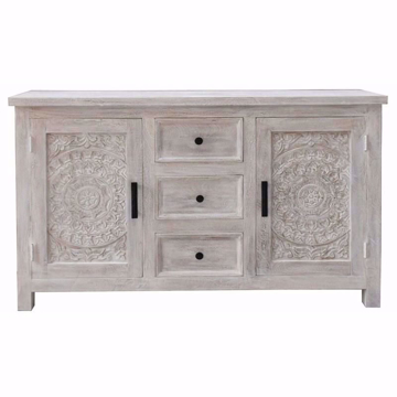 Picture of Flora Two Door Three Drawer Credenza