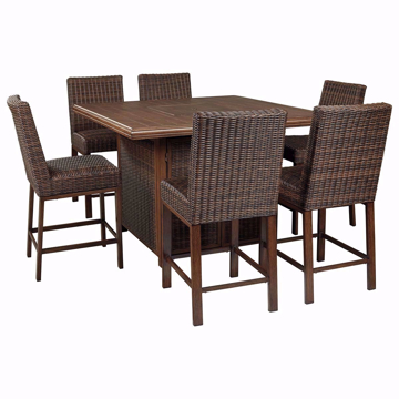 Picture of Denver 7 Piece Outdoor Firepit Table Set