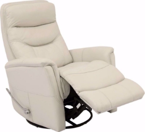 Picture of GEMINI LTHR SWGL RECL IVORY