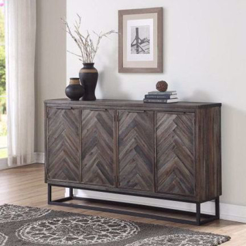 Picture of Aspen Court Herringbone 4 Door Media Credenza