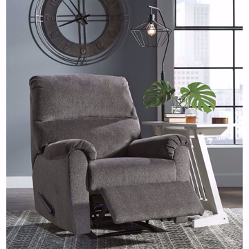 Picture of Navajo Gray Zero Wall Recliner