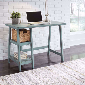 Picture of Myrtle Beach Blue Home Office Desk