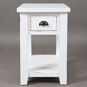 Picture of Artisan White Chairside Table