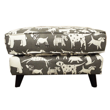 Picture of Doggie Graphite Chair Ottoman