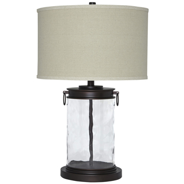 Picture of Tailynn Glass and Metal Table Lamp