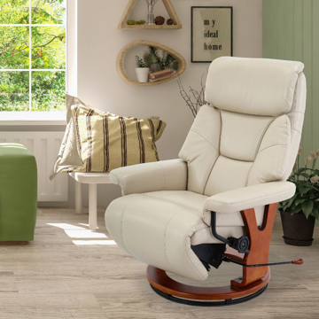 Picture of Bismark Recliner in Cobblestone Air Leather