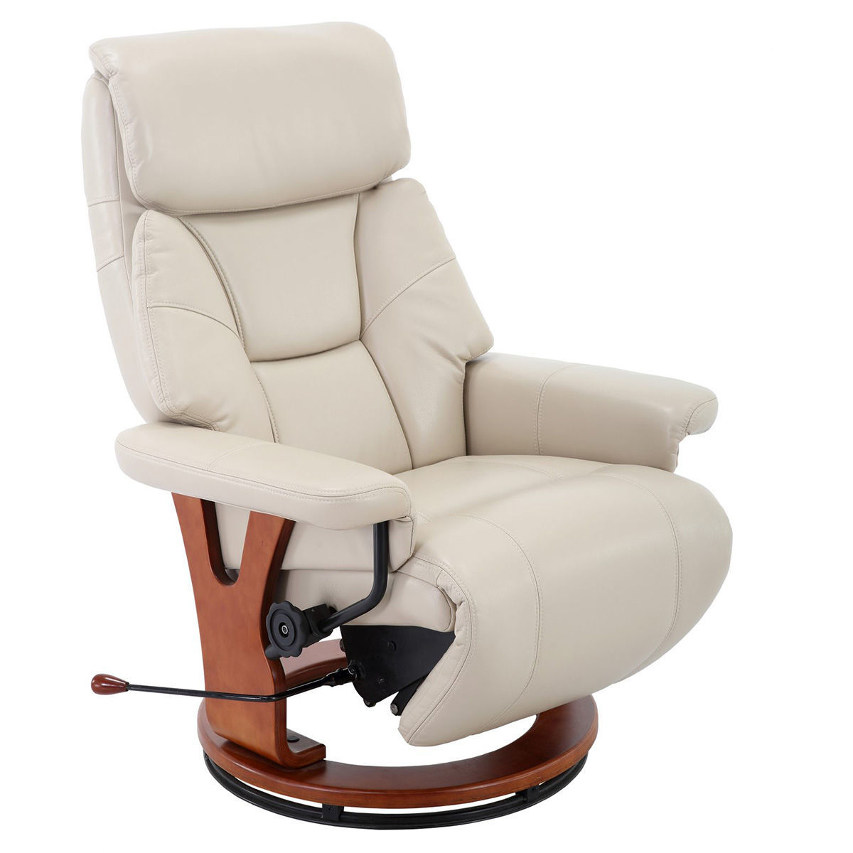 Picture of Bismark Recliner in Cobblestone Air Leather