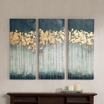 Picture of Midnight Forest Gel Coat Canvas 3 Piece Set