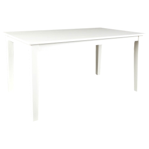 Picture of Simplicity Paperwhite Rectangular Fix Top Dining Table