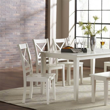 Picture of Simplicity X Back Paperwhite Dining Chair