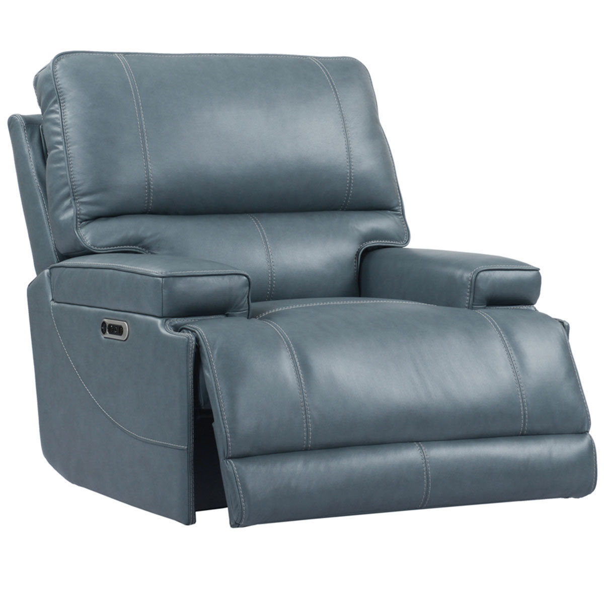 Picture of WHISTLER CORDLESS RECLINER W/ POWER HEADREST IN AZURE