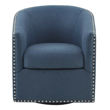 Picture of TYLER BLUE SWIVEL CHAIR