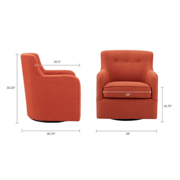 Picture of ADELADE SPICE SWIVEL CHAIR