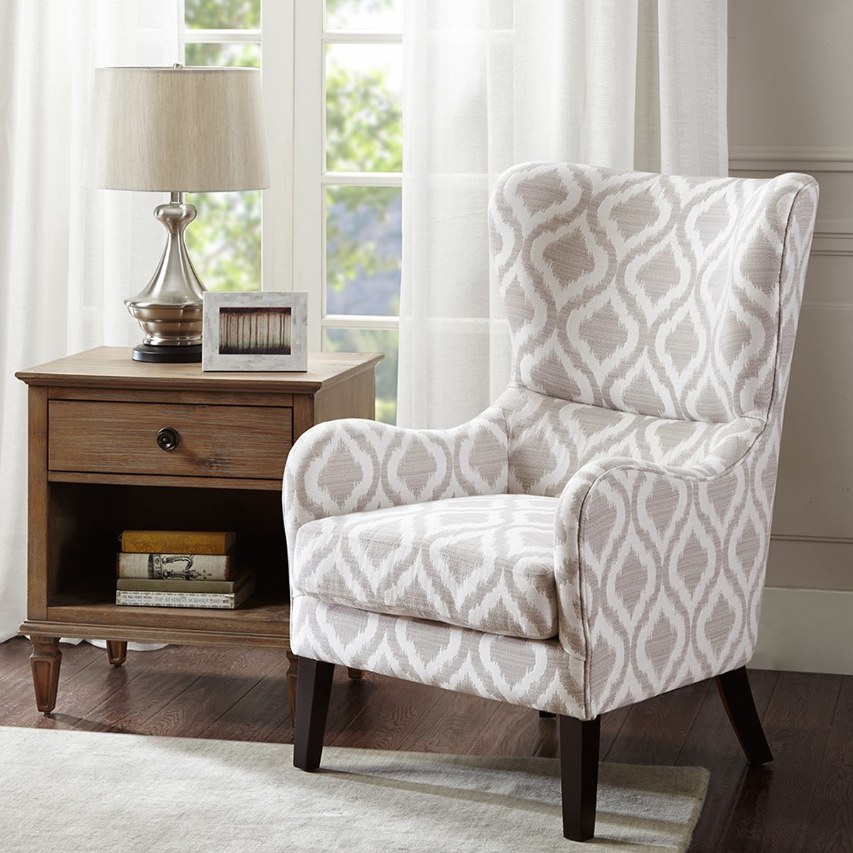 Picture of ADRIANNE SWOOP WING CHAIR