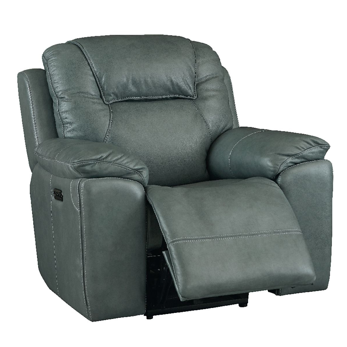 Picture of CHANDLER BLUE RECLINER W/PHR