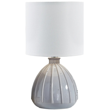 Picture of GRANTNER GREY TABLE LAMP