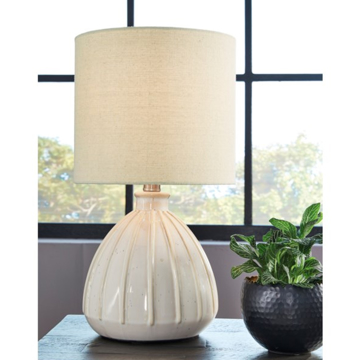 Picture of GRANTNER CREAM TABLE LAMP