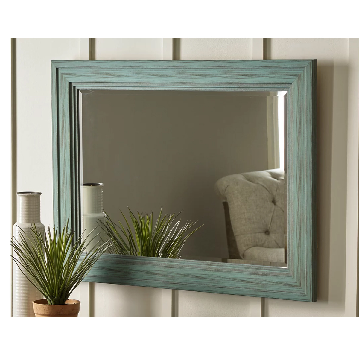 Picture of JACEE TEAL WALL MIRROR