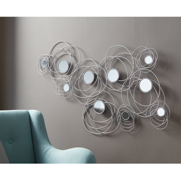 Picture of DESI SILVER METAL WALL ART