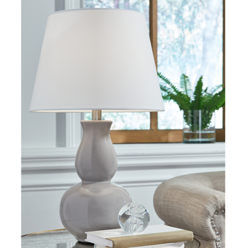 Picture of ZELLROCK GREY TABLE LAMP