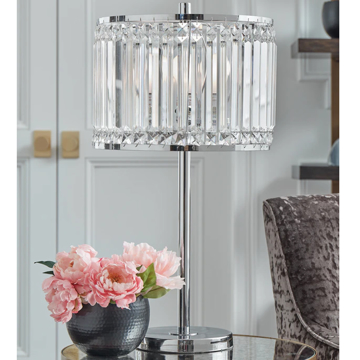 Picture of GRACELLA CHROME TABLE LAMP