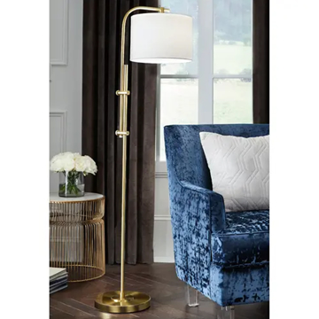 Picture of BARONVALE GOLD FLOOR LAMP