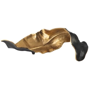 Picture of MELINDA BLACK GOLD LEAF SCULPTURE