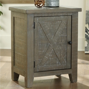 Picture of PIERSTON GRAY ACCENT CABINET