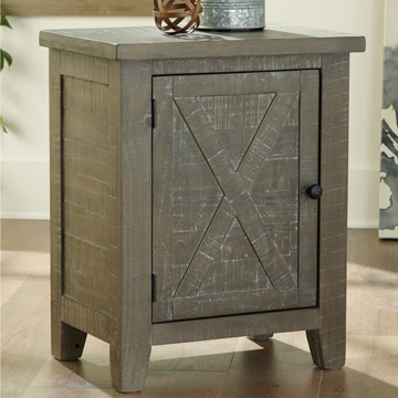 Picture of PIERSTON GRAY ACCENT CABINET