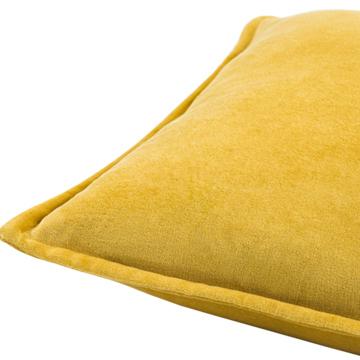 Picture of YELLOW VELVET 20X20 PILLOW