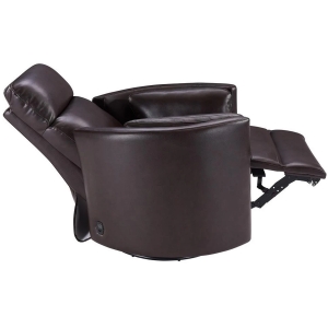 Picture of REVOLVE POWER SWIVEL GLIDER RECLINER IN BROWN