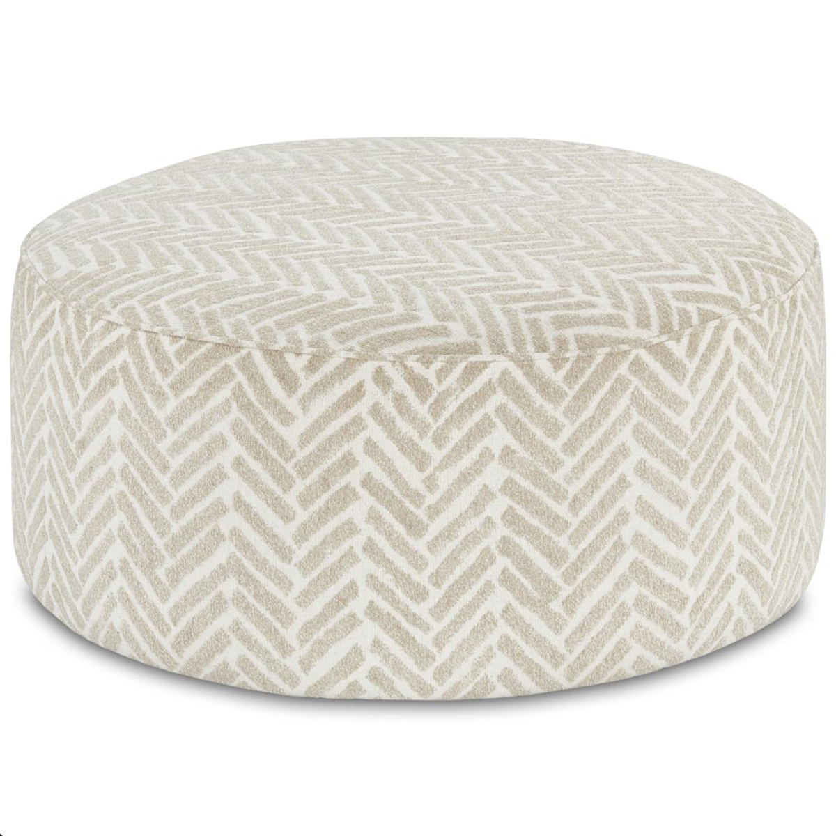 Picture of ASTORIA COCKTAIL OTTOMAN-CHEVRON