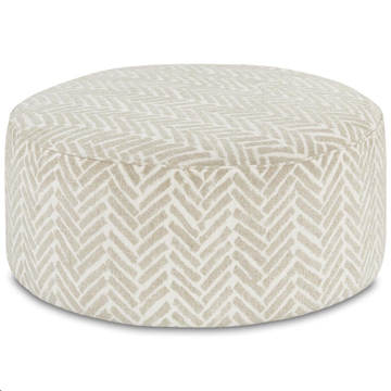 Picture of ASTORIA COCKTAIL OTTOMAN-CHEVRON