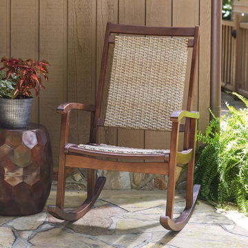 Picture of EUCALYPTUS BROWN ROCKING CHAIR