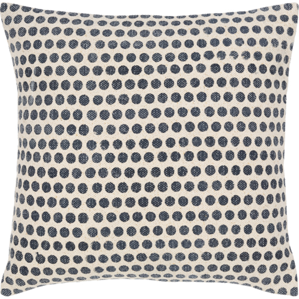 Picture of JANYA DENIM/IVORY DOT 18X18 PLW