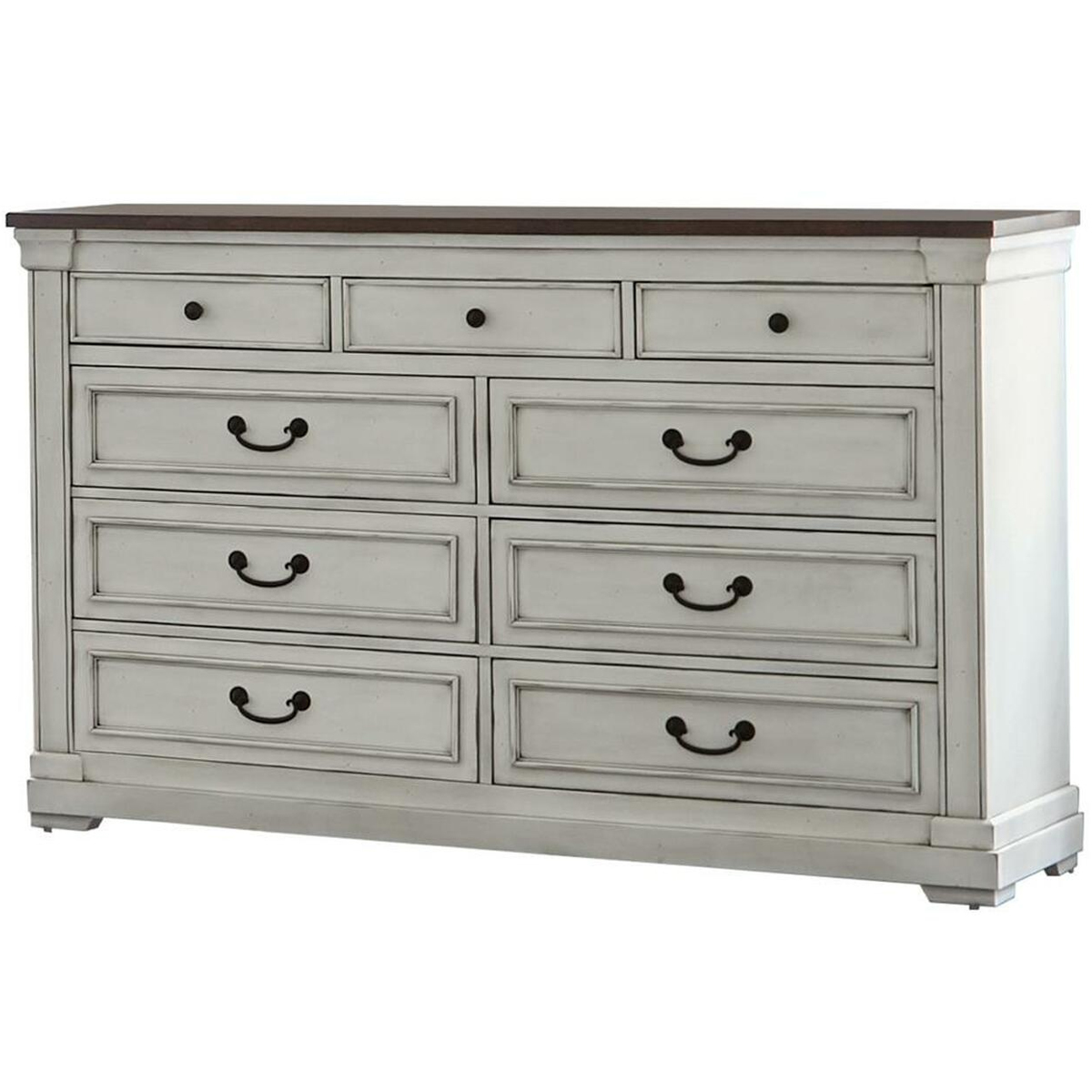 White dresser shop dark top