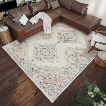 Picture of MARBELLA 1 IVORY 5X7'6 RUG