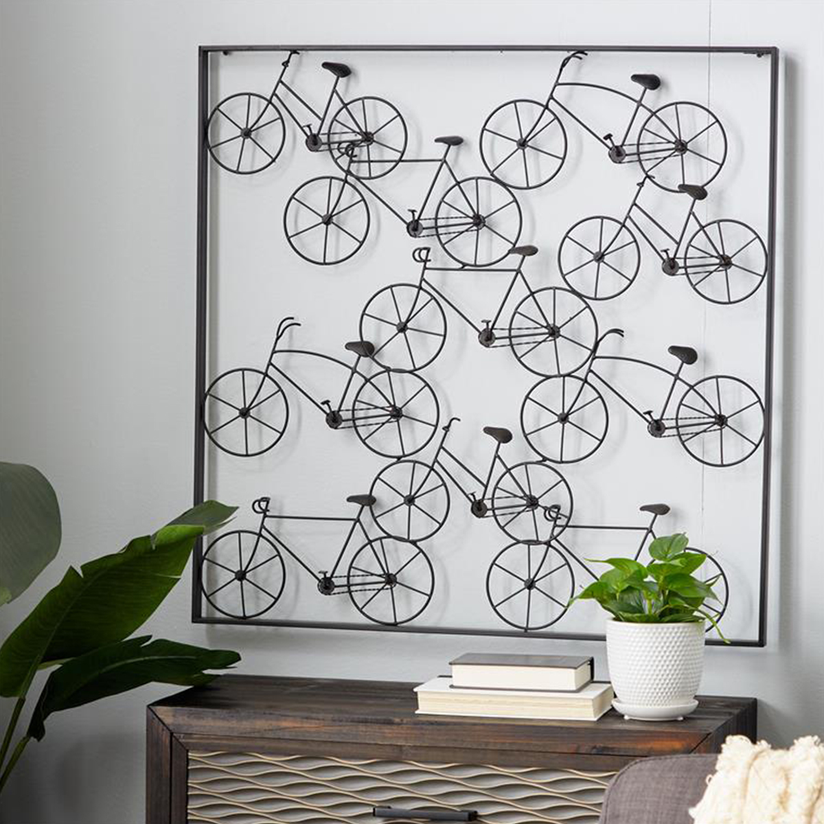 Picture of BLACK METAL BIKE WALL DECOR