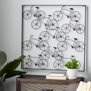 Picture of BLACK METAL BIKE WALL DECOR