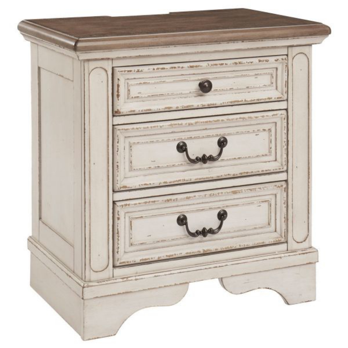 Picture of Roslyn 3 Drawer Nightstand